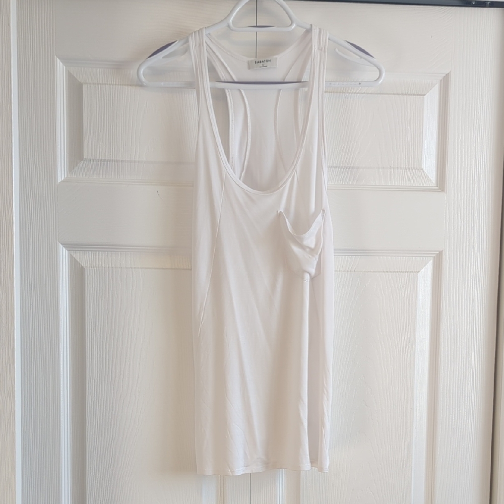 Babaton White Tank Top
